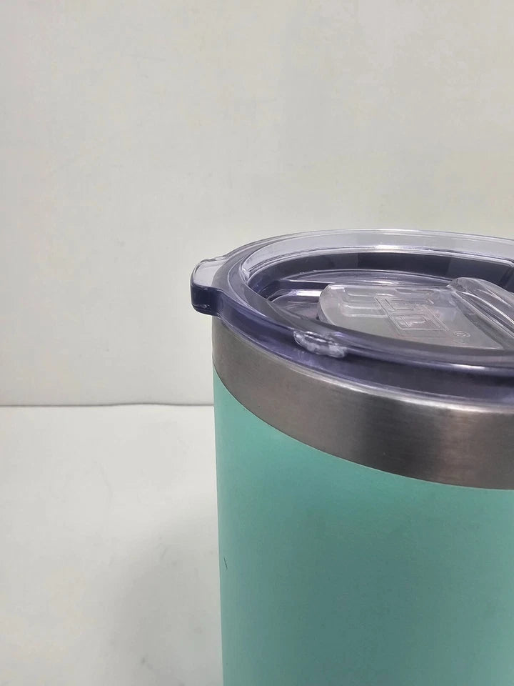 Yeti Rambler 24oz Handle Mug Tumbler Teal Stainless Steel w/ Slider Lid
