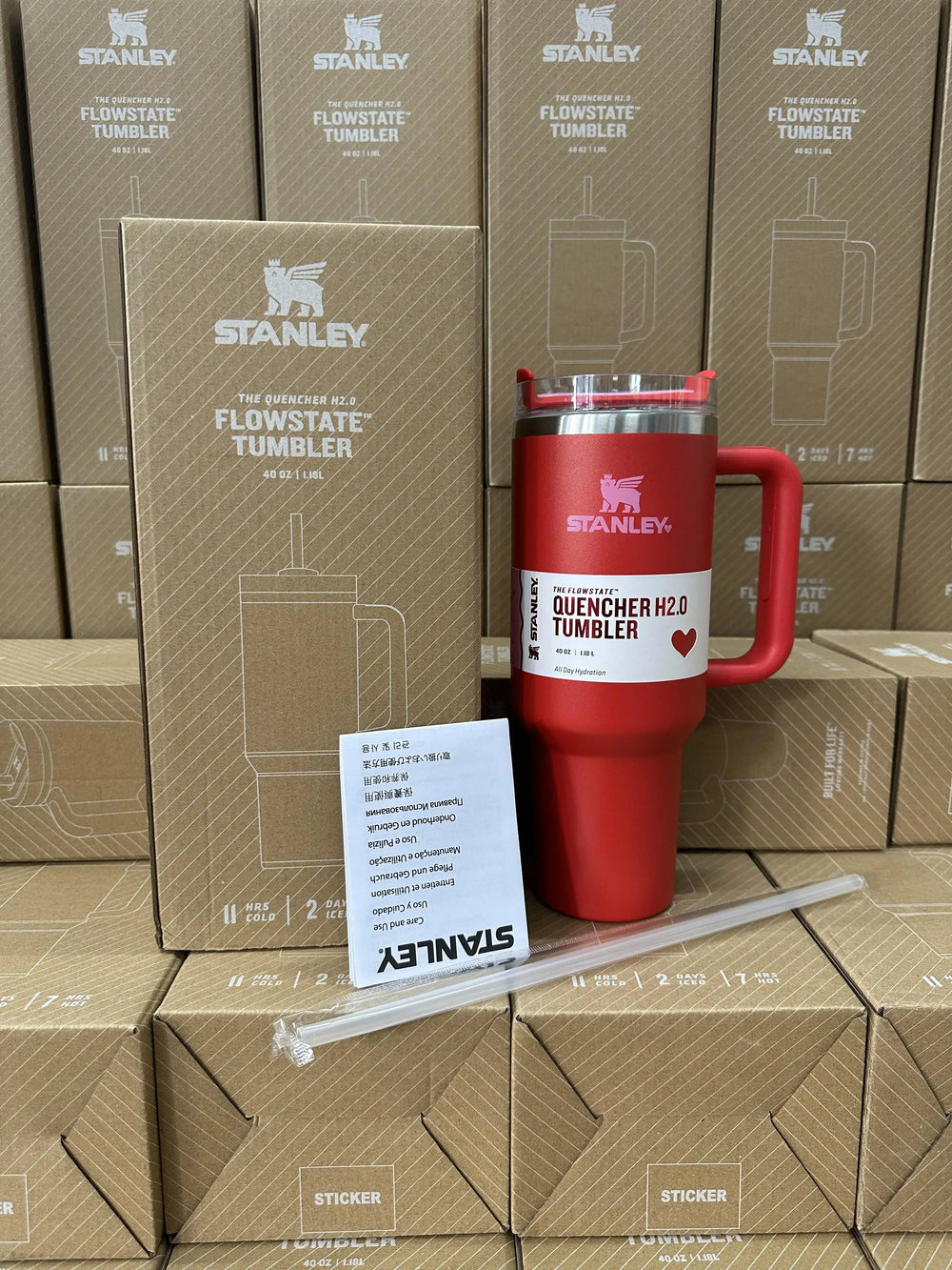 Stanley Flower Quencher 40oz Tumbler