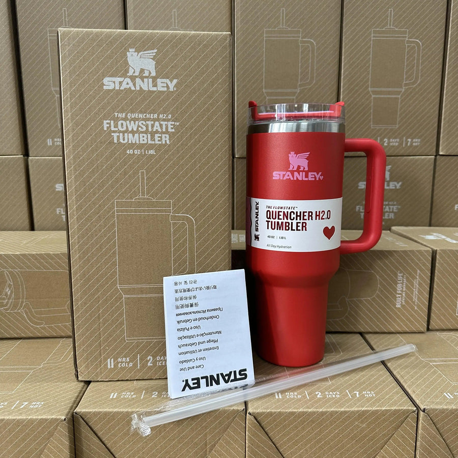 Red Valentine 40oz Stanley Tumbler