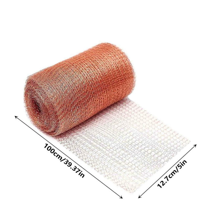 yilyih Copper Mesh,Water- and Rust Proof Copper Mesh Roll,Layer Knit Copper Wire Mesh,Slug Repellent Copper Meshfor Mice Rat Rodent Repellent Suitable for Blocking Holes in Gardens and Houses